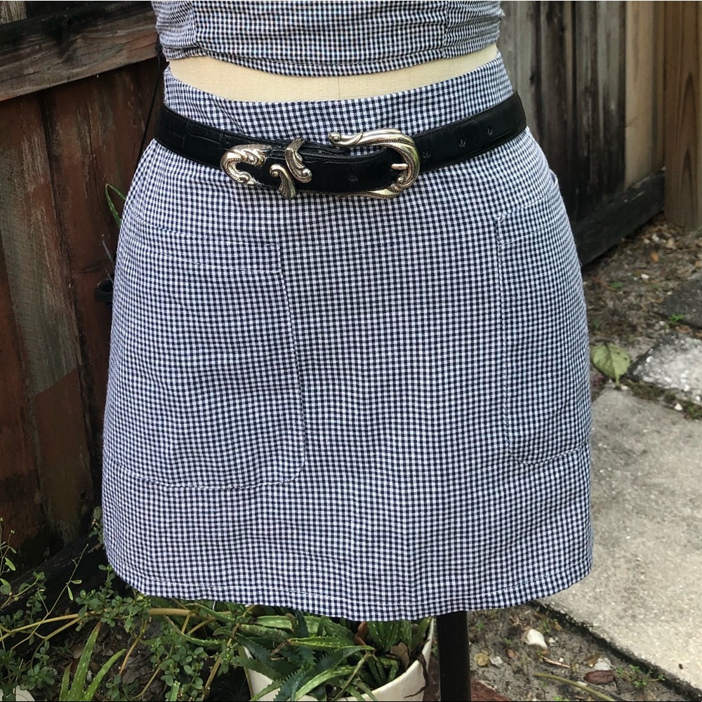 Lf gingham skirt SMALL